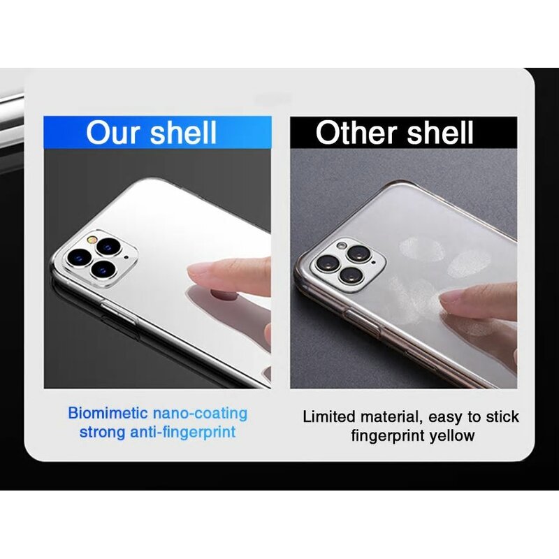 Hart Transparent Silikon Hülle Kompatibel mit Iphone 11 Pro mit