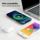 OLi Magnetisches Kabellose Ladegert 1.5M mit USB-C ,Magnetic Wireless Charger Kabel Pad fr MagSafe iPhone , 14 13 12 11 Mini Pro Max,SE XR XS AirPods 2 3 (Wei)