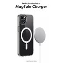 OLi Magnetisch Hlle fr iPhone 14 Pro Max 6,7 Zoll Kompatibel mit MagSafe Kabellosem Laden, Stofeste Stostange Handyhlle, Kratzfeste Transparente Rckseite Transparent